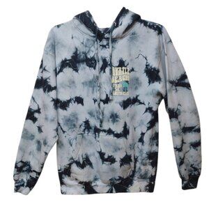 Salty Wave Tie Dye Graphic Myrtle Beach 1938 SC Palmetto State LS Hoodie